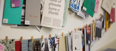 Image of the Glasgow School Of Art Zine Collection, a project funded by SLIC.  