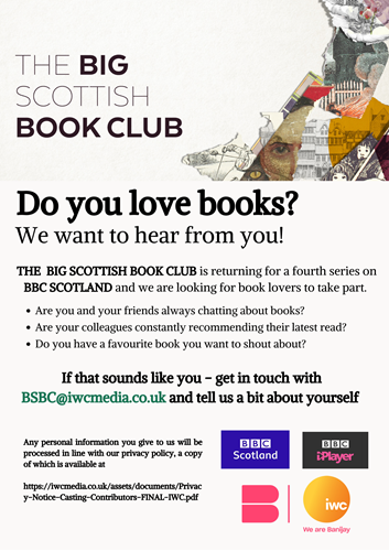 Big Scottish Book Club Flyer 2022